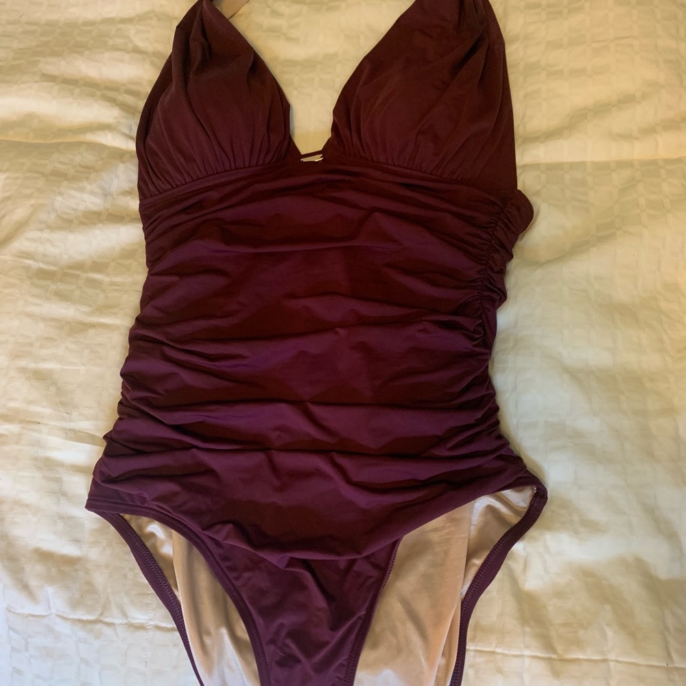 Victoria’s Secret Medium halter slimming swim suit
